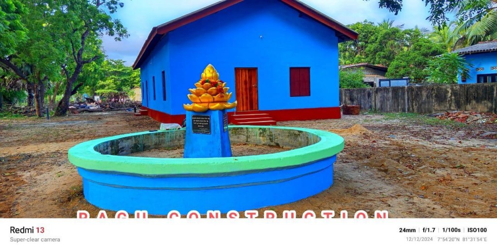 The renovation of the Karuvarkerny RDS Building has been completed, and work has begun to convert it into a Vocational Training Center.